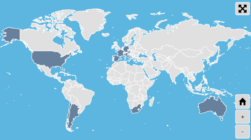 World Map of Wineries